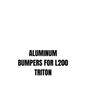 ALUMINUM BUMPERS FOR L200 / TRITON