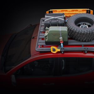 red car off-road equipment